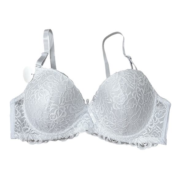 White lace underwire padded bra 38C - Picture 1 of 5